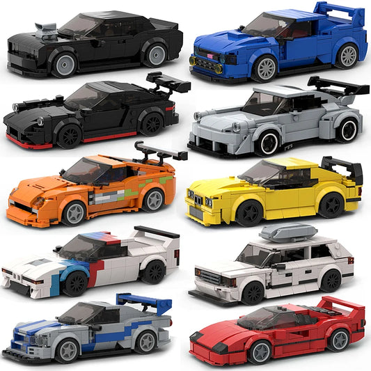 Lego Cars (Nissan Skyline R34, Toyota Supra..)