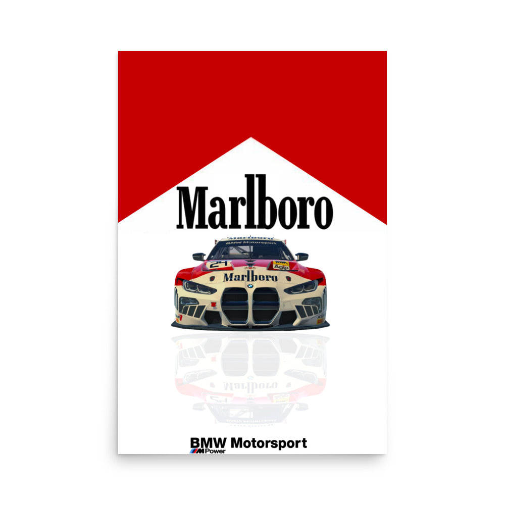 Marlboro x BMW Poster (Not Framed)