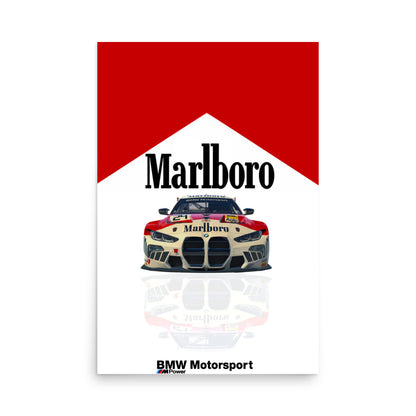 Marlboro x BMW Poster (Not Framed)